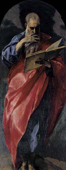 El Greco St John the Evangelist oil painting picture